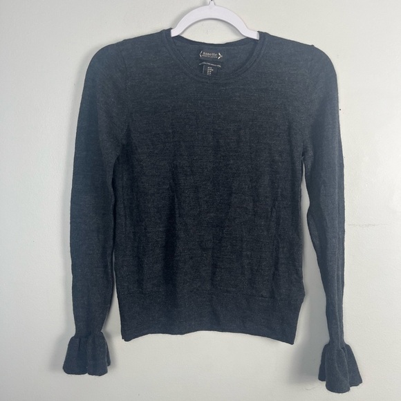 Nanette lepore 100% merino wool grey sweater size medium - Picture 1 of 3